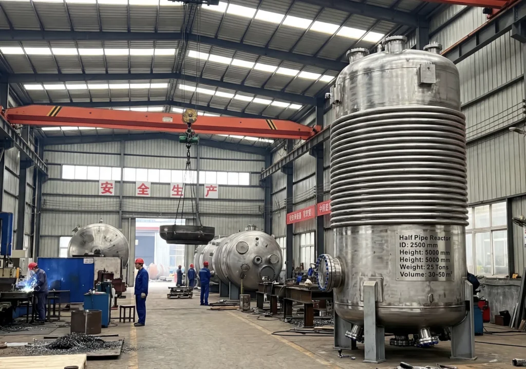 Half Pipe Coil Reactor